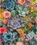 xackcme Succulent Paint by Numbers by xackcme