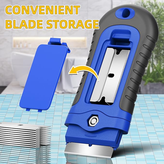 DIYSELF 1 Pack Razor Blade Scraper, Glass Scraper - Image 4