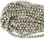 45PCS 8mm Natural Dalmatian Stone Round Loose Beads - Image 3