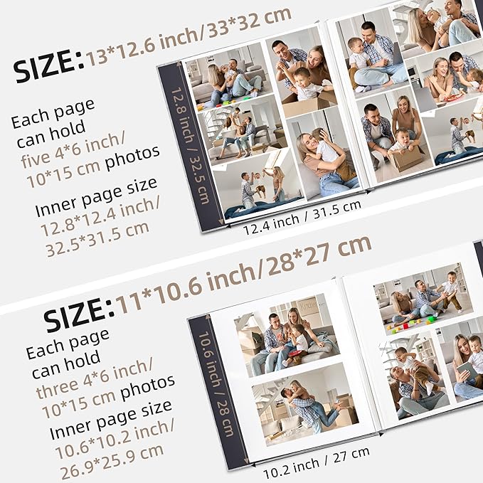 Vienrose Large Photo Album Self Adhesive - Image 3
