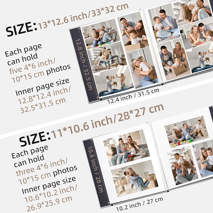 Vienrose Large Photo Album Self Adhesive - Image 3