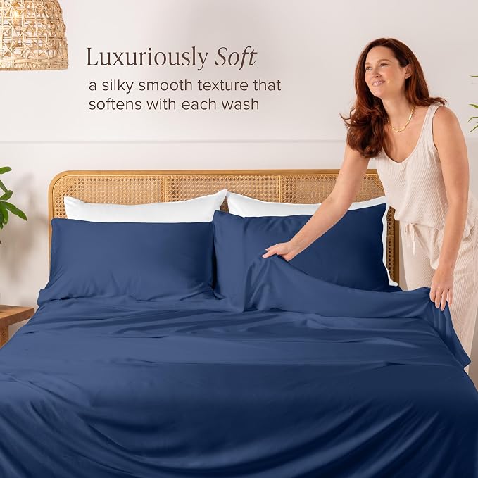 Bare Home 100% Rayon Made from Bamboo Luxury King Size Set of 2 Cooling - Image 2