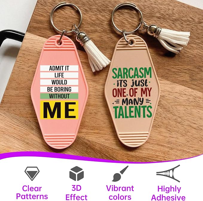 48PCS UV DTF Stickers Sarcastic Quote Sticker - Image 4