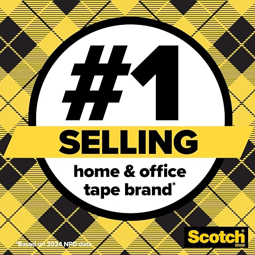 Scotch Double Sided Tape with Tape Dispenser, Office and School Supplies - Image 3