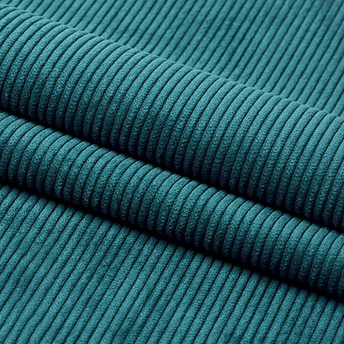 Corduroy Fabric Solid Plain Thick DIY Sewing Crafts Materials Stretch Corduroy by Mintao