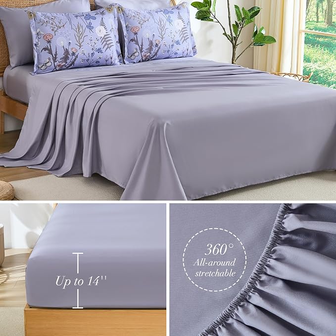 Yiran Queen Comforter Set 7 Piece, Bed in a Bag Queen Size - Image 5