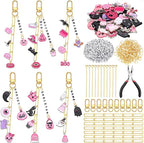 CraftyDream 558 Pcs Pink Halloween Charms by CraftyDream
