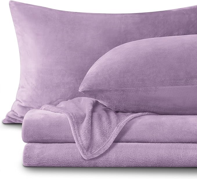BEDELITE Flannel Sheets King Size Lavender by BEDELITE