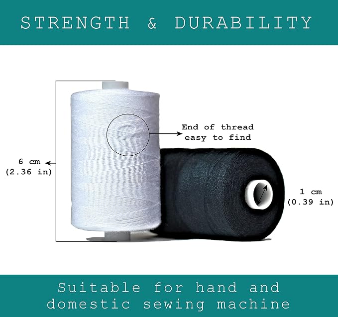 BlesSew Gray Sewing Threads - Image 3
