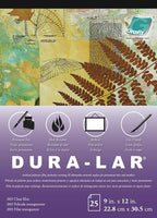Grafix Dura-Lar 0.003" Film, Ultra Clear, Glossy 9"x12" Sheet, Mylar/Acetate by Grafix