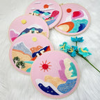 Allazone 3 Set Punch Needle Embroidery Kits, Punch Needle Kits - Image 3