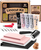 Bobblebro Linoleum Blocks for Printmaking, Stamp Making Carving Linocut Kit for by Unknown