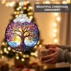 Christmas Ornaments 2025 Faux Stained Glass Effect, Christmas Tree Ornaments - Image 5