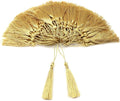 VAPKER 100 Pieces Light Gold 13cm/5-Inch Silky Handmade Soft Tassels Floss by VAPKER