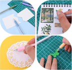 7 Pcs Knife Pen Craft Cutting Tools Utility Knife Paper Cutter Retractable Pen - Image 4