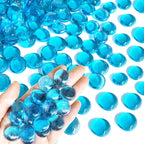 FANTIAN 1 lb Blue Flat Glass Marbles by FANTIAN-GardeningMakesLifeBetter
