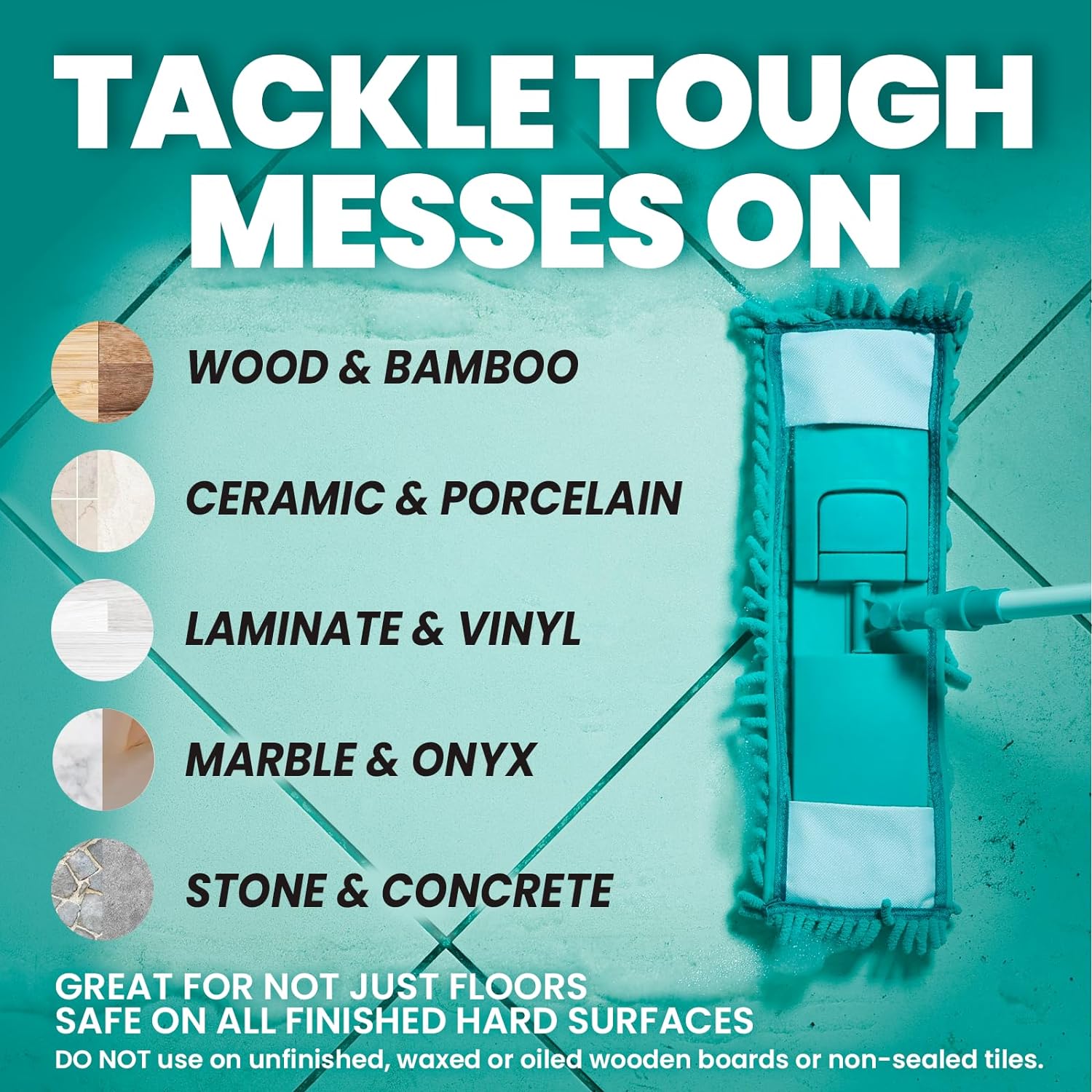 Uncle Todd's Ultra Concentrated Floor Cleaner For Mopping: 30 Natural, 100% Dissolvable Sheets for Mopping – Hardwood & Wood Floor Cleaner with Filth-Fighting Enzymes, Plastic-Free Packaging