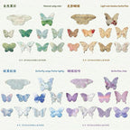 120 Pcs Aesthetic 3D Butterfly Scrapbooking Supplies, 2.2x2.4 Vintage Butterfly - Image 2