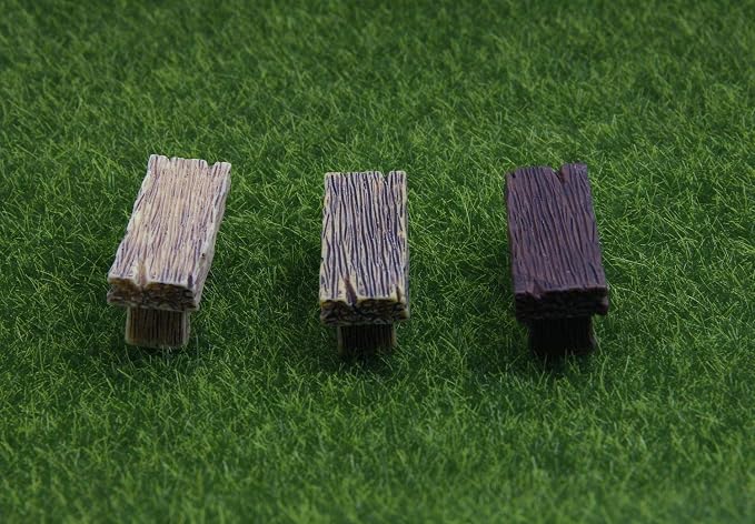 3Pcs Mini Resin Bench Miniature Fairy Garden Bench Dollhouse Accessories Statue - Image 4