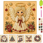 DIY Christmas Pearl Diamond Painting Art Kit by Unknown