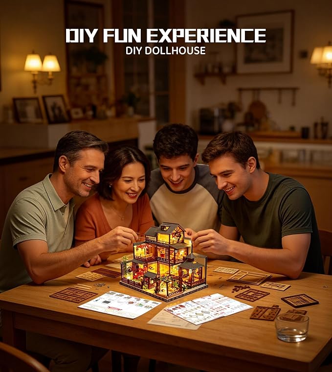 Spilay DIY Miniature House Kit for Adults, Japanese Miniature Dollhouse Kit | - Image 5