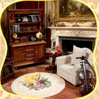 1：12 Scale Miniature House Furniture Set Classic Mini Furniture Sofa Set - Image 8