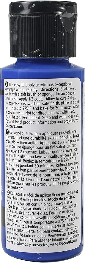 Deco Art GLASS PAINT 2OZ BLUE, us:one size - Image 2