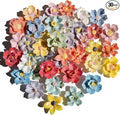 Lanyani 30 Pieces 3D Ceramic Mosaic Flowers by LanyaniArtGlassMosaics