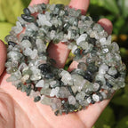 200 Pcs Green Rutilated Quartz Chip Beads - Image 2