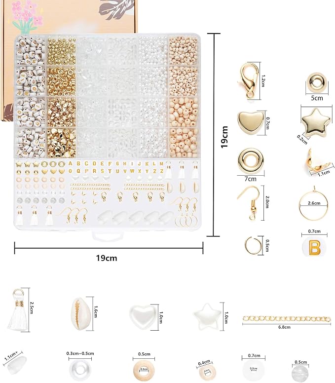 Xylise Jewelry Making Supplies Kit Natural Stone Beads - Image 3