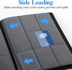 Premium 9 Pocket Card Binder for 540 Cards, Fabmaker PU Cover Trading Card - Image 4