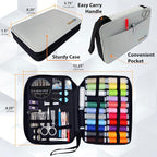 Easy to Use Light Grey Sewing Kit - Image 9