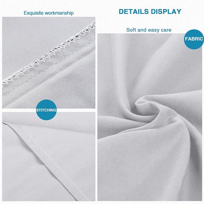 FLXXIE Pillow Cases Standard Size, Soft Microfiber Pillow Covers - Image 3
