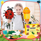 WATINC 12Pcs Hand Puppet Making Kit, Art Craft Felt Sock Puppet Toys, Creative - Image 5