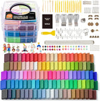 Shuttle Art 112 Colors Polymer Clay Kit, Oven Bake Clay by ShuttleArt