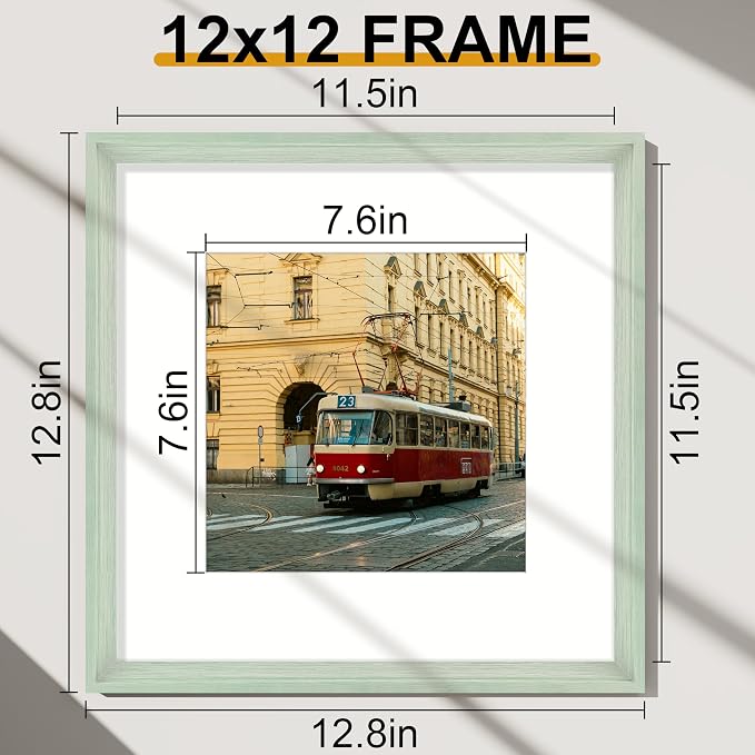 Vittanly 12x12 Picture Frames Set of 2, Ornate Vintage Photo Frame - Image 2