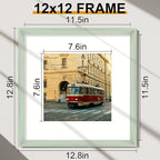 Vittanly 12x12 Picture Frames Set of 2, Ornate Vintage Photo Frame - Image 2