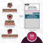 Sleeve Kings Unsettled Compatible Card Sleeves – 110 Pack, 110 x 110 mm - Image 4