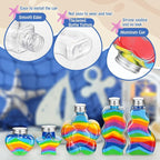 Tanlade 50 Pcs Plastic Sand Art Bottles - Image 3