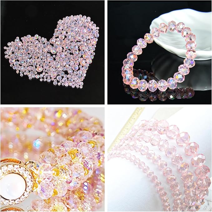220Pcs 10mm Crystal Glass Beads - Image 5