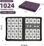 Card Binder 16 Pocket, Premium 1024 Double Sided Pocket Collection Binder - Image 3