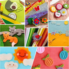 HaoFeiJH 6 Rolls 8"x20" Soft Felt Fabric Sheets, 1.6mm Thick, and Projects - Image 5