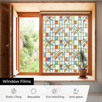 3D Stained Glass Window Film, Decorative Window Privacy Film - Image 5