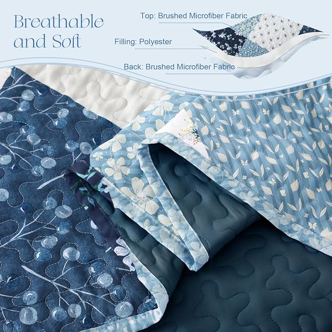 Exclusivo Mezcla Reversible Boho Quilts King Size - Image 4
