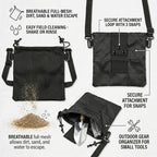 Rock Collecting Bag Foraging Pouch: Belt-to-Sling Convertible Mesh Bag | - Image 3