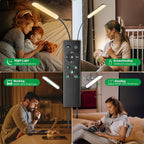 Yikuneng Dimmable LED Floor Lamp, Super Bright Reading Lamps Floor Standing lamp - Image 6