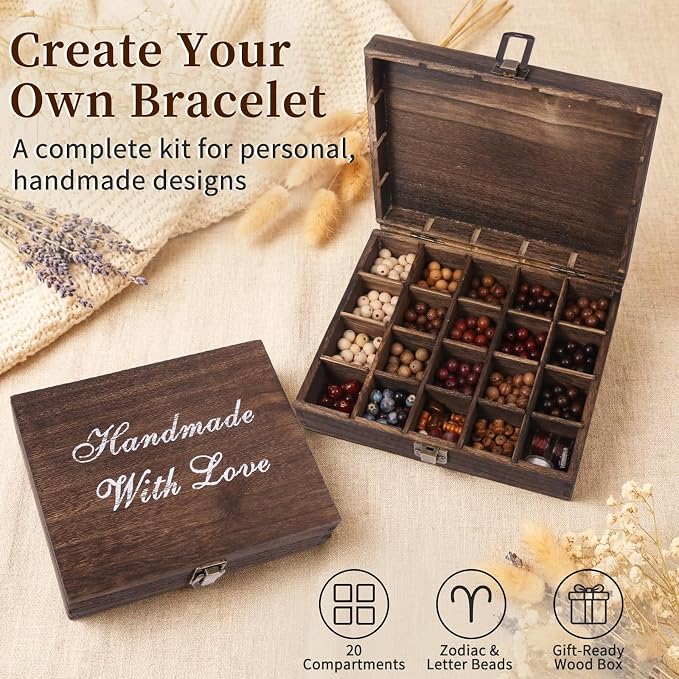 Bracelet Making Kit for Adults, DIY Jewelry Making Starter Kit for Adult Men - Image 2