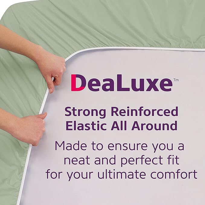 Queen Fitted Sheet Only Deep–Pocket – Extra Deep Pocket Queen Fitted Sheet – - Image 4