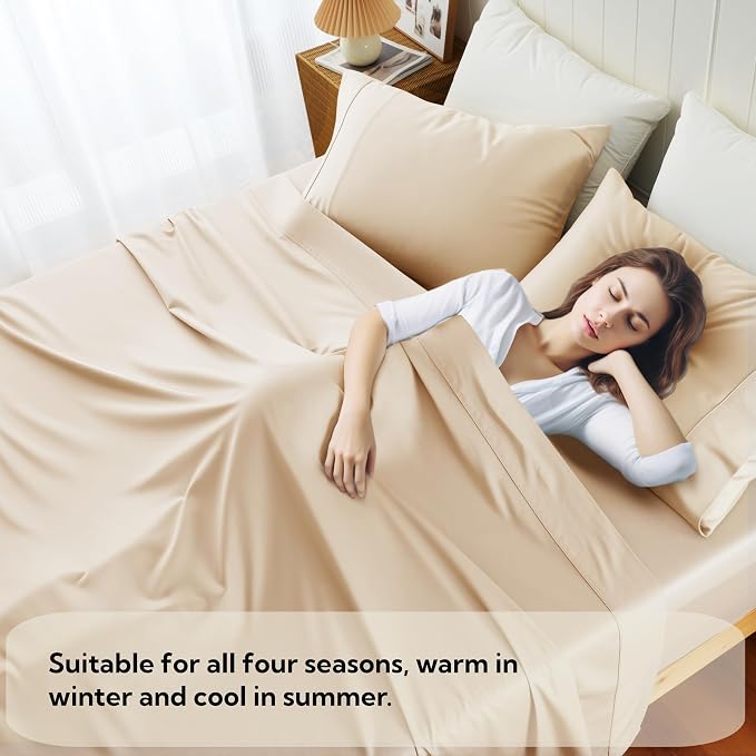 Cotton Flat Sheets Only, 600 TC 100% Cotton Flat Sheet Top Sheet Only, King - Image 7