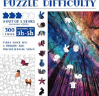 300pcs Wooden Puzzles for Adults Unique Animal Shaped Pieces | Colorful Funny - Image 3